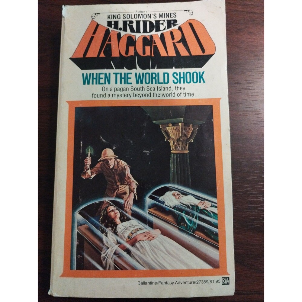 When the World Shook by H. Rider Haggard (PB) 1978 Ballantine 1st Printing